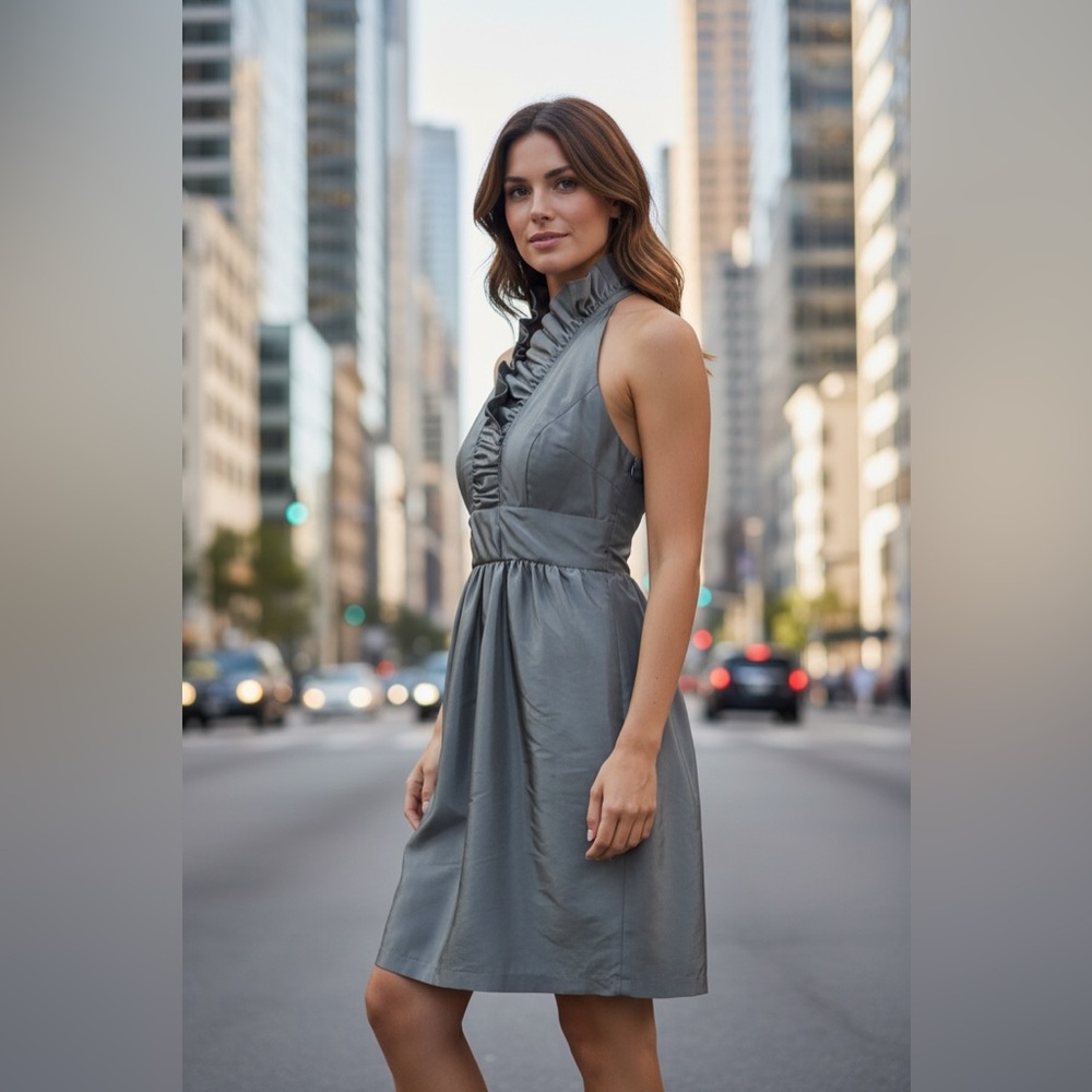 ALFRED SUNG SHORT DRESS BY DESSY